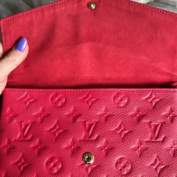 Louis Vuitton Empreinte Twice Shoulder Bag Dahlia color! - Picture 9 of 11